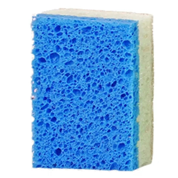 Kitchen Double Sided Loofah Wood Pulp Cotton Cleaning Sponge