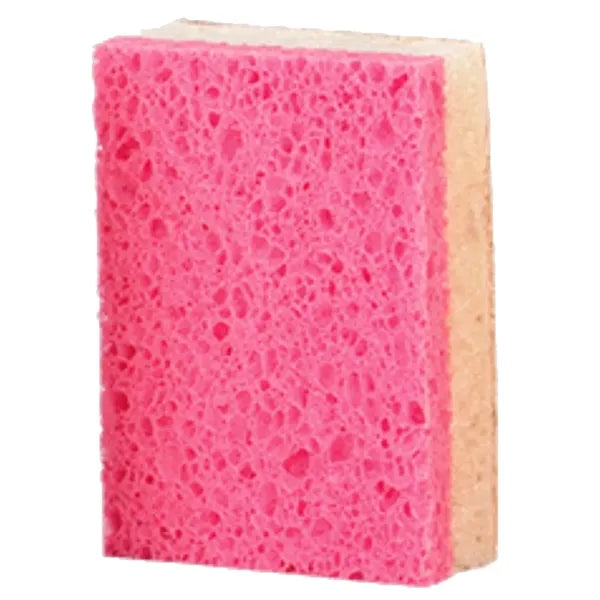 Kitchen Double Sided Loofah Wood Pulp Cotton Cleaning Sponge