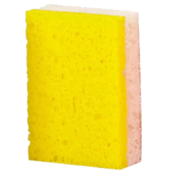 Kitchen Double Sided Loofah Wood Pulp Cotton Cleaning Sponge