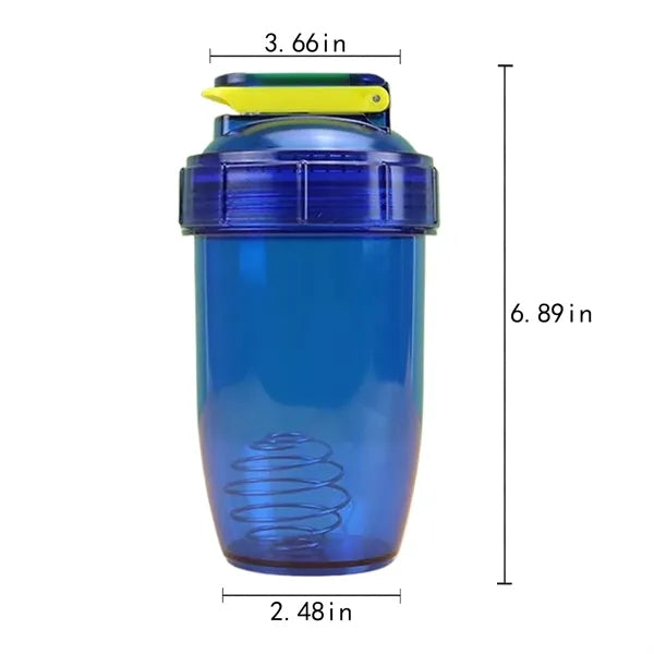 17oz Fitness Shaker Bottle