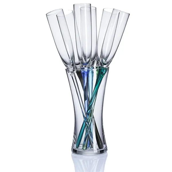 5oz Beach Champagne Wine Glass Flute Set