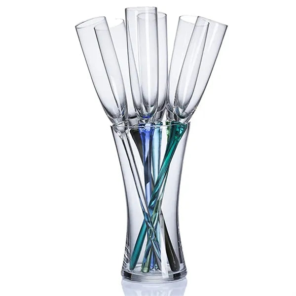 5oz Beach Champagne Wine Glass Flute Set