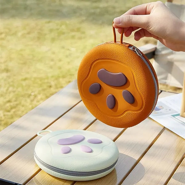Silicone Pet Collapsible Double Bowl
