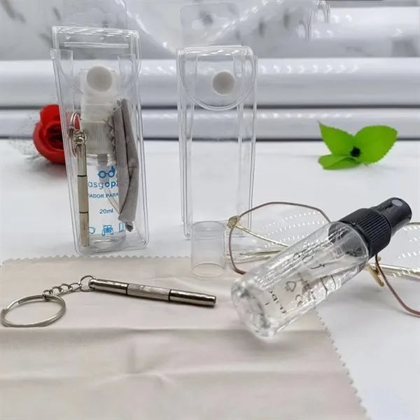 0.7oz Spray Bottle Glasses Cleaner Kit