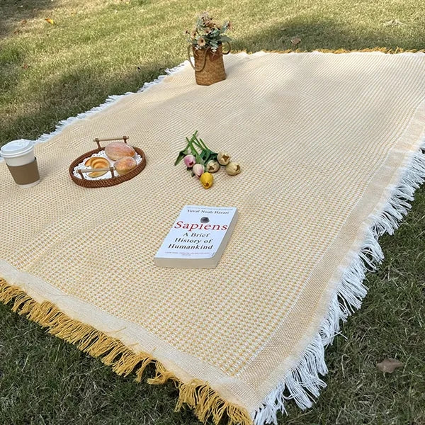 Foldable Bohemian Outdoor Camping Blanket