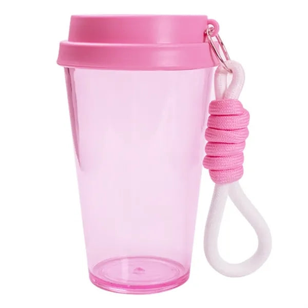 17oz BPA Free Plastic Sports Water Bottle w/ Strap