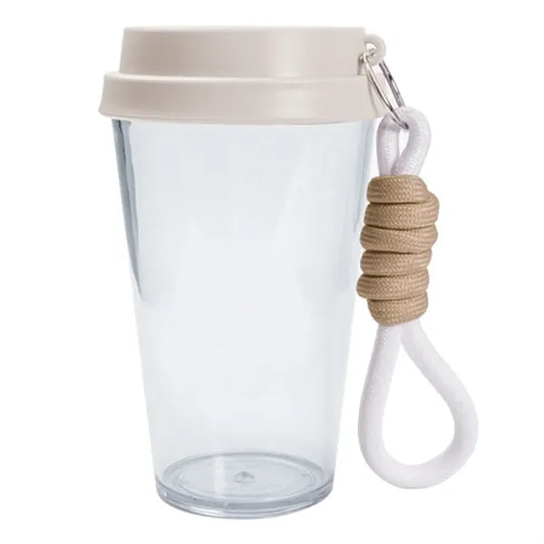 17oz BPA Free Plastic Sports Water Bottle w/ Strap