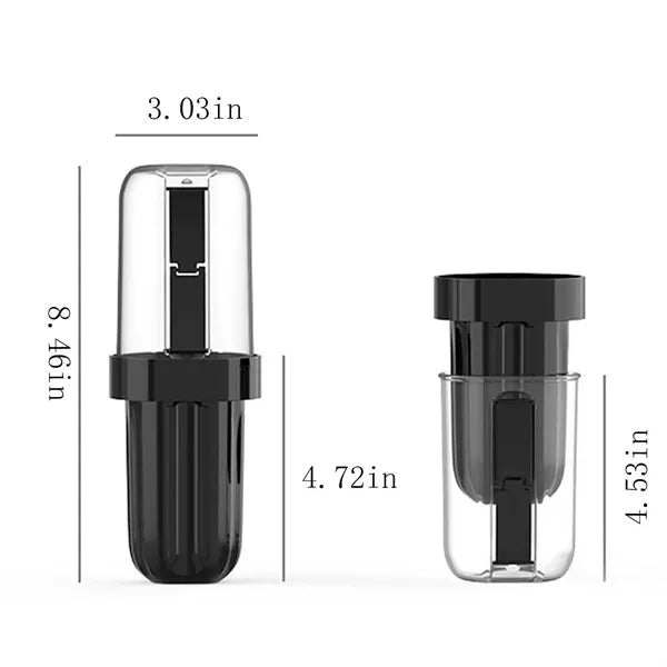 2 in 1 Travel Toothbrush Storage Case w/ Removable Cup