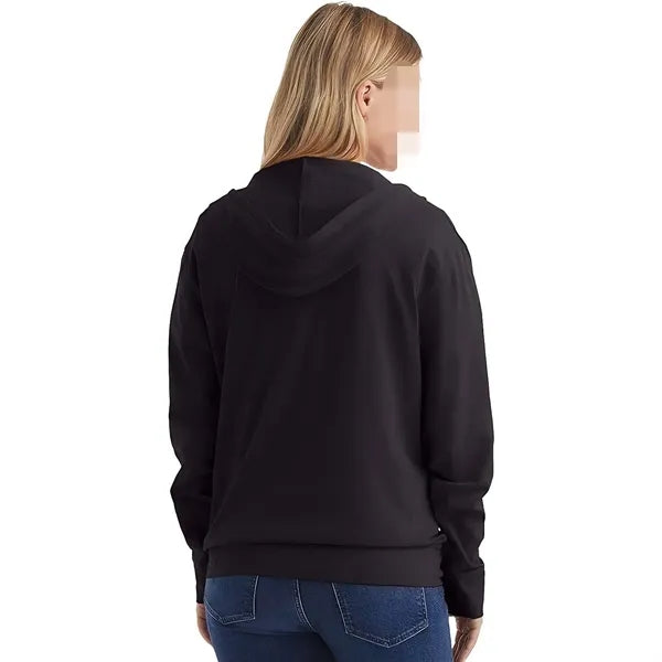Plus Size Women Solid Color Hoodie