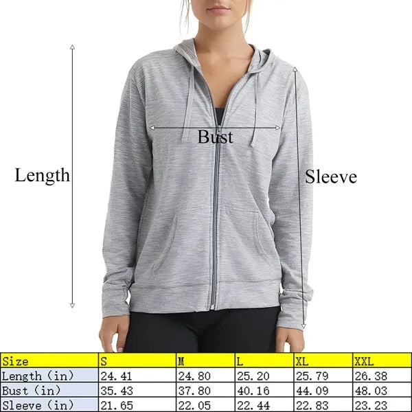Plus Size Women Solid Color Hoodie