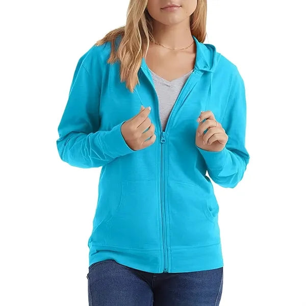 Plus Size Women Solid Color Hoodie