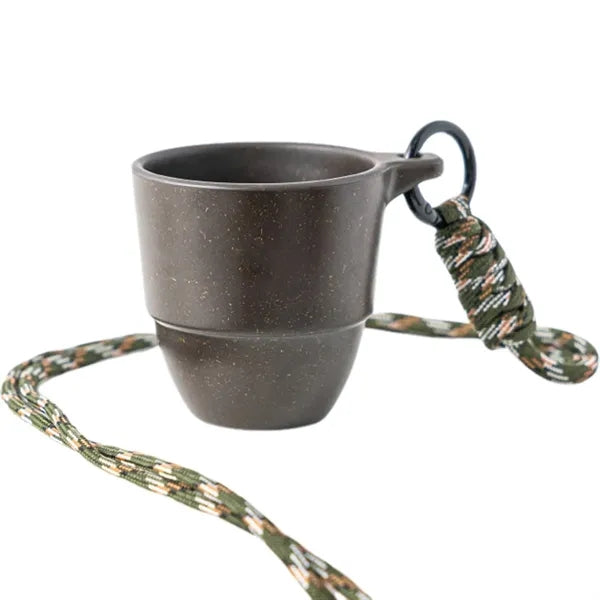 3oz Eco-friendly Coffee Grounds Cup w/ Lanyard