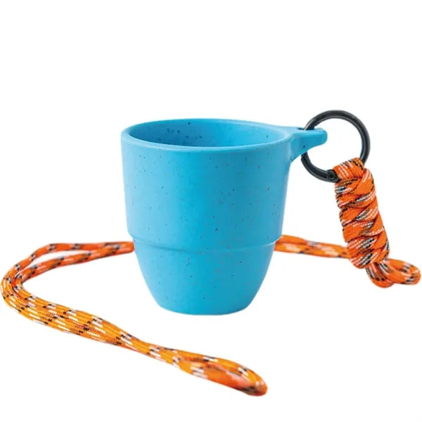 3oz Eco-friendly Coffee Grounds Cup w/ Lanyard