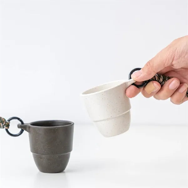 3oz Eco-friendly Coffee Grounds Cup w/ Lanyard