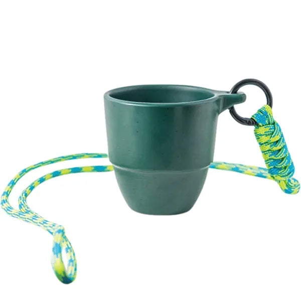 3oz Eco-friendly Coffee Grounds Cup w/ Lanyard