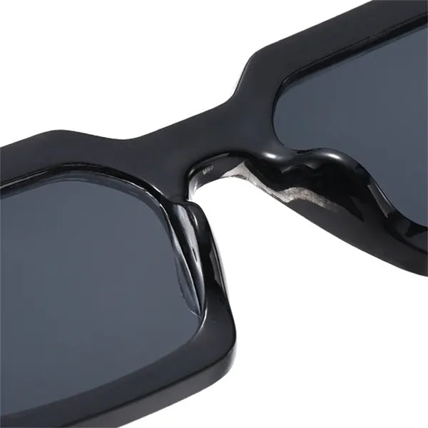 Rhinestone Square Plastic Sunglasses