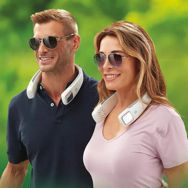 Portable USB Rechargeable ABS Hanging Neck Fan