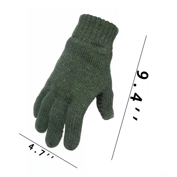 Poly-Cotton Non-Slip Thickened Knitted Gloves