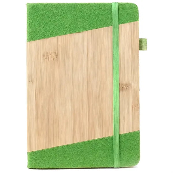 A5 Eco-Friendly Bamboo Wood Cover Notebook
