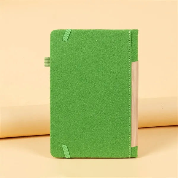 A5 Eco-Friendly Bamboo Wood Cover Notebook