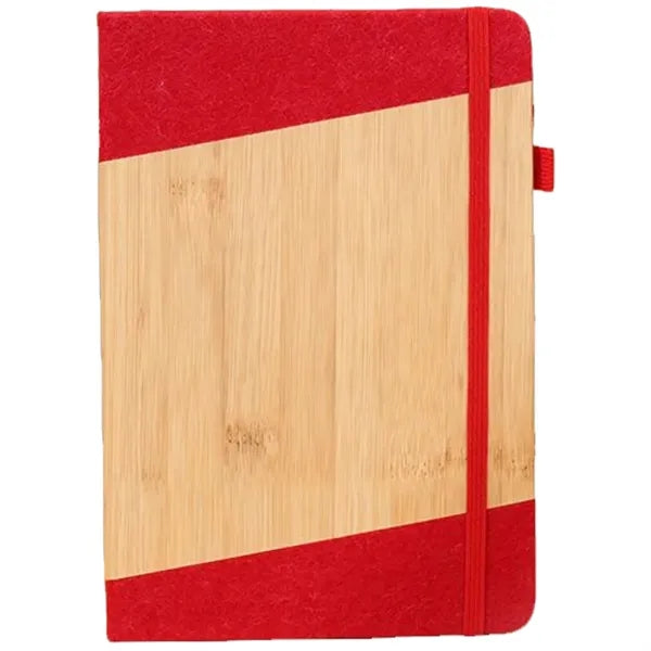 A5 Eco-Friendly Bamboo Wood Cover Notebook