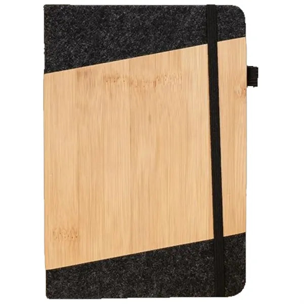 A5 Eco-Friendly Bamboo Wood Cover Notebook