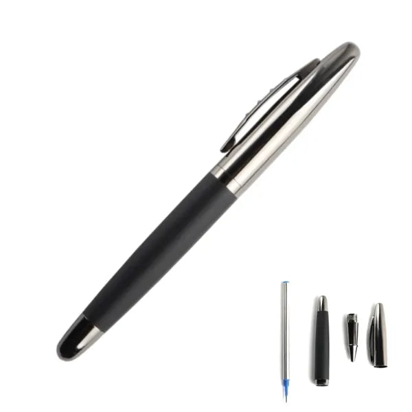 Stainless Steel Capped Rollerball Pen