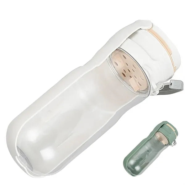 12oz 2-in-1 Pet Travel Water Bottle Foldable Bowl
