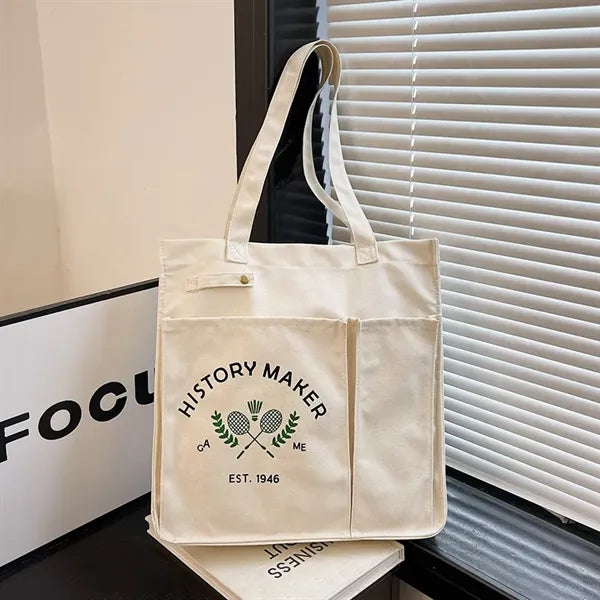 Simple Canvas Shoulder Badminton/Tennis Bag
