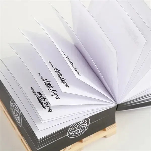 Wood Sticky Note Holder with Memo Pad