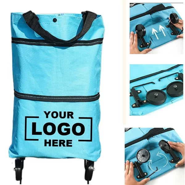 Portable Foldable Rolling Shopping Bag
