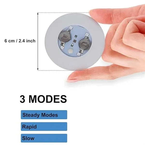 LED Coaster Round Flash Cup Sticker Lights for Wine Bottle