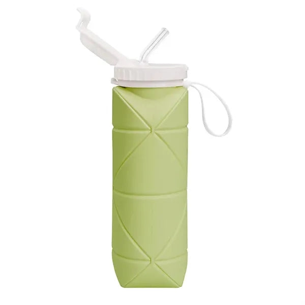 Foldable Silicone Kettle With Straw