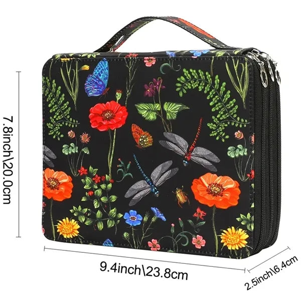 Portable 120 Slots Pencil Case Organizer