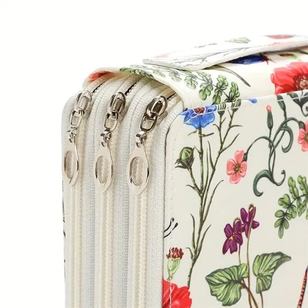 Portable 120 Slots Pencil Case Organizer