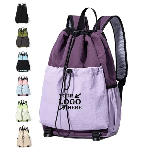 Compact Outdoor Drawstring Backpack