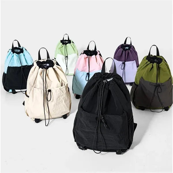 Compact Outdoor Drawstring Backpack