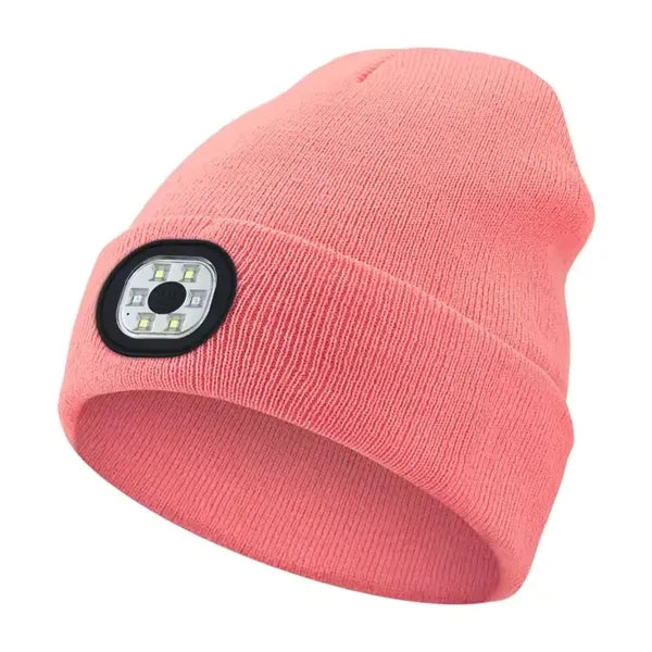 LED Beanie Hat Warm Outdoor Bluetooth Adjustable Cap Unisex