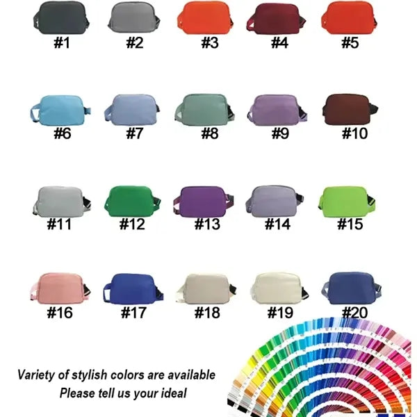 Fanny Pack Crossbody Waist Bag Sling Belt Pouch Waterproof