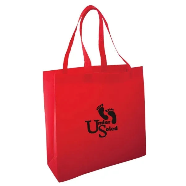 Non Woven Shopping Tote Bags With Heat Sealed Seams