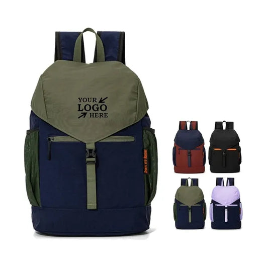 Waterproof Nylon Backpack W/ Drawstring