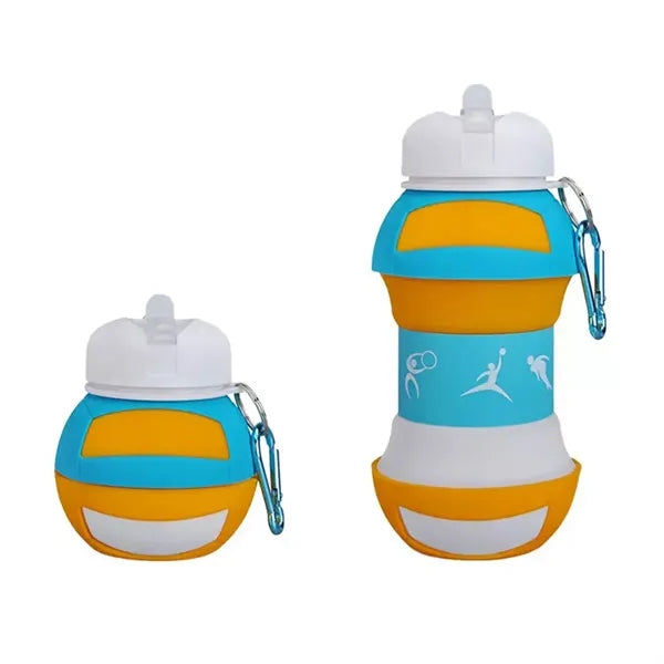 Collapsible BPA-Free Silicone Water Bottle