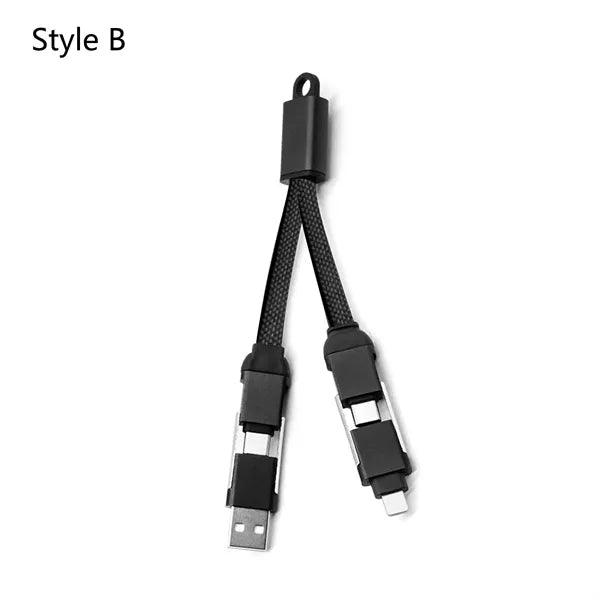 KeyNano 4in1 Keychain Fast Charging Data Transfer Cable