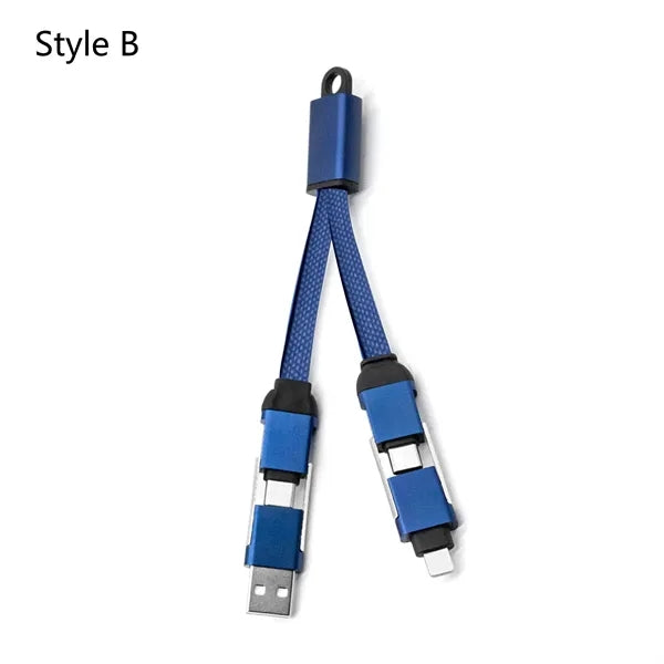 KeyNano 4in1 Keychain Fast Charging Data Transfer Cable