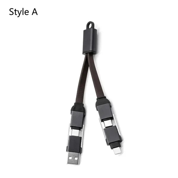 KeyNano 4in1 Keychain Fast Charging Data Transfer Cable