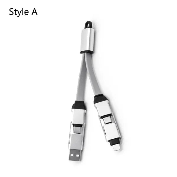 KeyNano 4in1 Keychain Fast Charging Data Transfer Cable