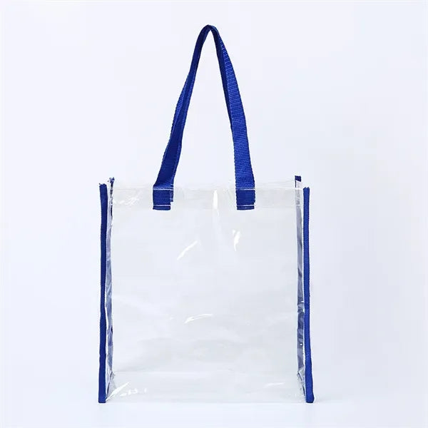 Clear PVC Stadium Tote Bag