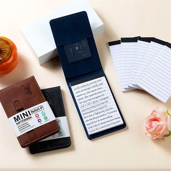 Mini Portable Notepad With Pen