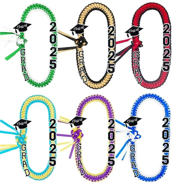 Graduation Lei and Cord Set2026 Braided Necklace Adjustable