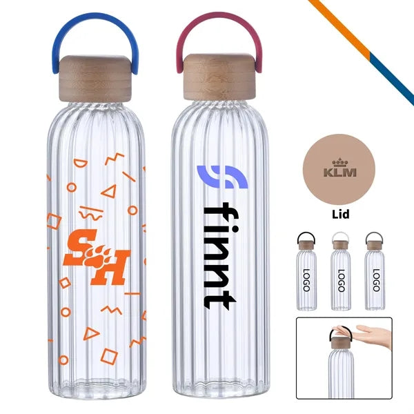 MeraSip Glass Water Bottle - 21 OZ.